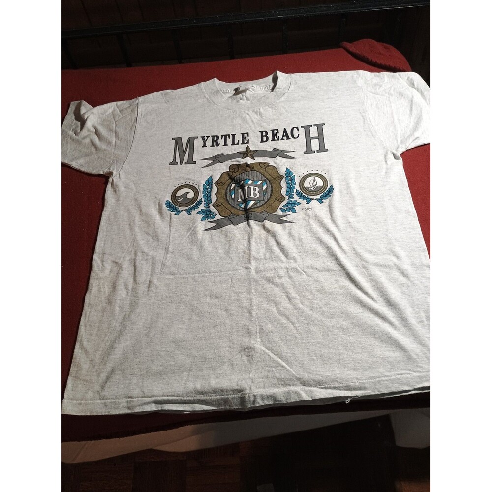 Vintage T-shirt Pack Myrtle Beach Mens Large Gray